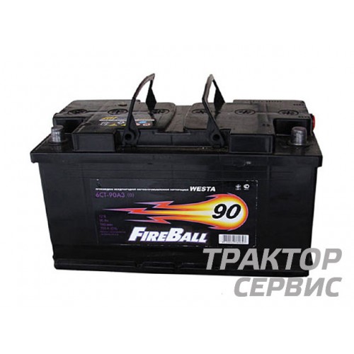 90 А. ч. Fire Ball 760A (пр.пол.) (353х175х190)