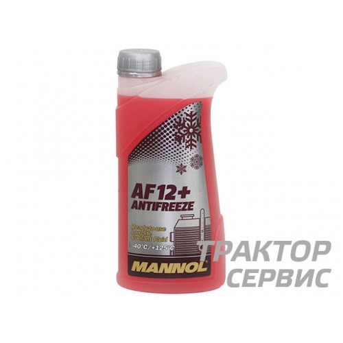 Антифриз MANNOL AF-12+ -40*C LongLife 1л. Красный