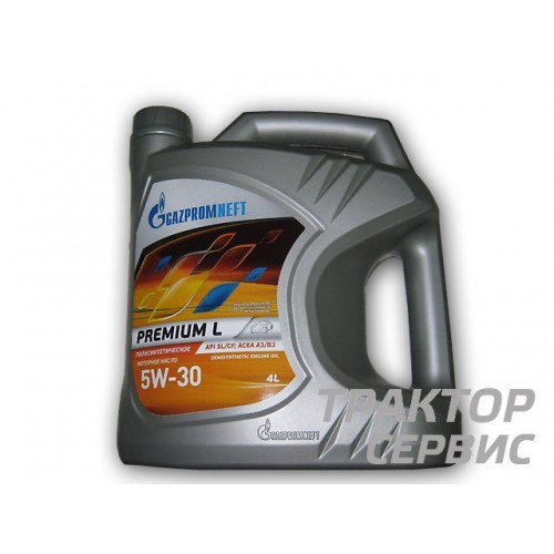 Gazpromneft Premium L 5w-30 5л. SL/CF A3/B4 п/с мотор. Масло