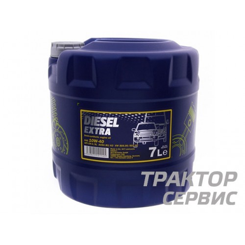 Масло MANNOL diesel extra 10w40 7 литров