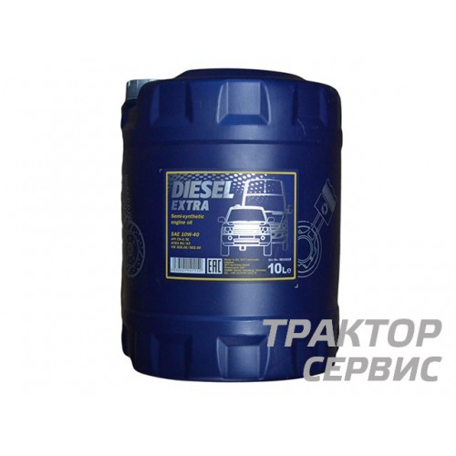 Масло MANNOL diesel extra 10w40 10 литров