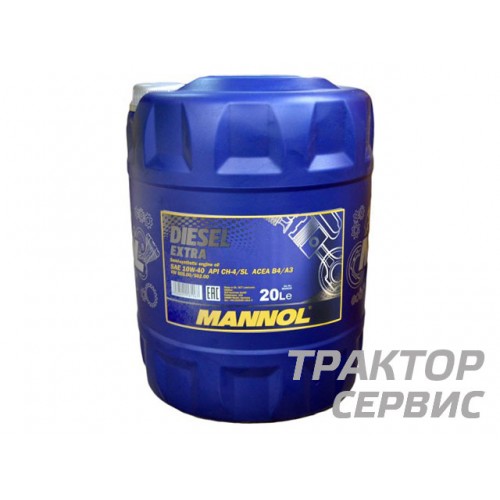 Масло MANNOL diesel extra 10w40 20 литров