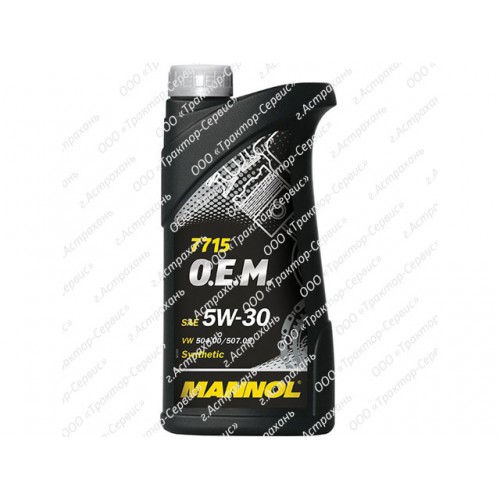 Масло MANNOL 7715 sae 5W-30 1 литр