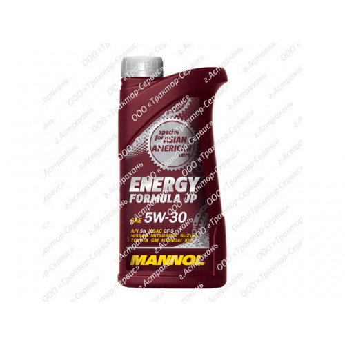 Масло MANNOL energy formula jp 5w30 1 литр